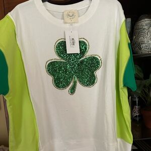Fantastic Fawn nwt cotton oversized tshirt with sequins